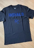 47 Kansas City Royals Charcoal Dark Ops Super Rival Short Sleeve T Shirt