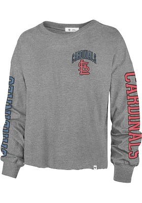 47 St Louis Cardinals Womens Grey Parkway LS Tee