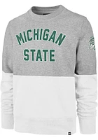 47 Michigan State Spartans Mens Grey Gibson Long Sleeve Fashion Sweatshirt