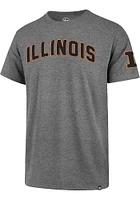 47 Illinois Fighting Illini Grey Franklin Fieldhouse Short Sleeve Fashion T Shirt