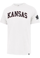47 Kansas Jayhawks White Franklin Fieldhouse Design Short Sleeve Fashion T Shirt