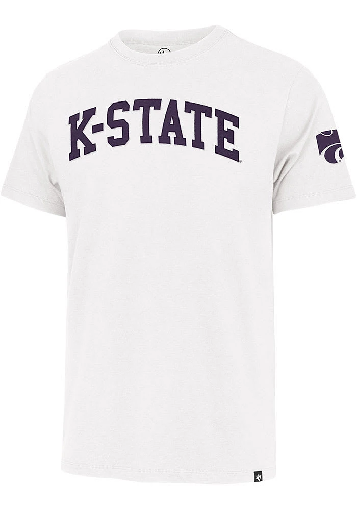 47 K-State Wildcats White Franklin Fieldhouse Arch Short Sleeve Fashion T Shirt