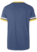 47 Pitt Panthers Blue Franklin Fieldhouse Short Sleeve Fashion T Shirt