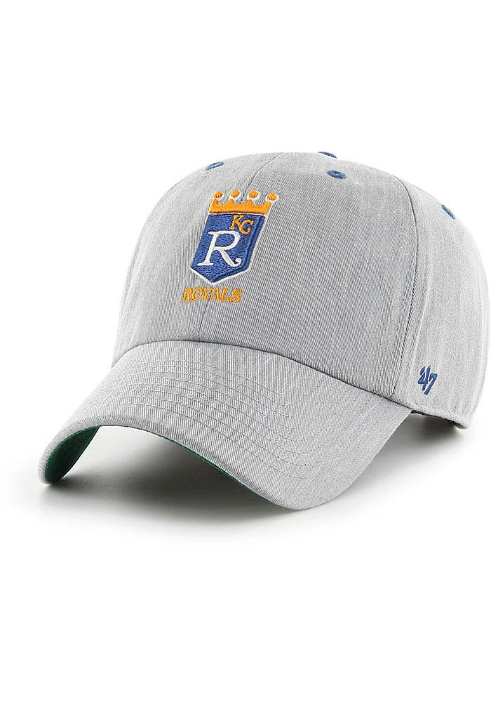 47 Kansas City Royals Full Count Clean Up Adjustable Hat - Grey