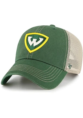 47 Wayne State Warriors Trawler Clean Up Adjustable Hat - Green
