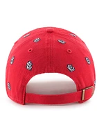 47 St Louis Cardinals Red Confetti Clean Up Womens Adjustable Hat