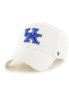 47 Kentucky Wildcats Tonal Clean Up Adjustable Hat - White