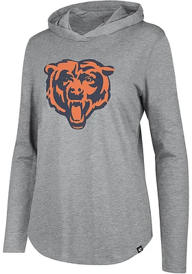 47 Chicago Bears Womens Grey Premier Piper Hooded Sweatshirt