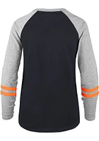 47 Chicago Bears Womens Navy Blue Fast Break LS Tee