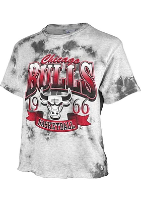 47 Chicago Bulls Womens Grey Tubular Short Sleeve T-Shirt