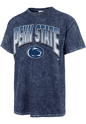47 Penn State Nittany Lions Navy Blue Tubular Tie Dye Short Sleeve Fashion T Shirt