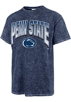 47 Penn State Nittany Lions Navy Blue Tubular Tie Dye Short Sleeve Fashion T Shirt