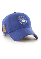 47 Milwaukee Brewers Cooperstown Artifact Clean Up Adjustable Hat - Blue