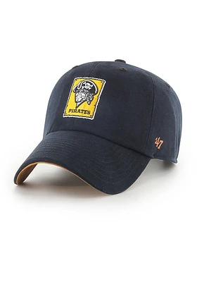 47 Pittsburgh Pirates Cooperstown Artifact Clean Up Adjustable Hat - Black