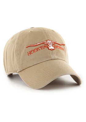 47 Texas Longhorns Retro Script Clean Up Adjustable Hat