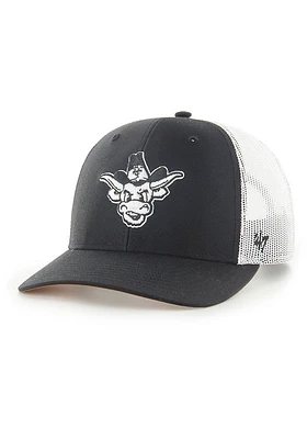47 Texas Longhorns Retro Trucker Adjustable Hat - Black