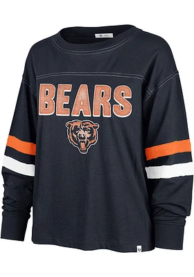 47 Chicago Bears Womens Navy Blue Arborway LS Tee