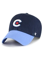 47 Chicago Cubs MLB City Connect Clean Up Adjustable Hat - Navy Blue