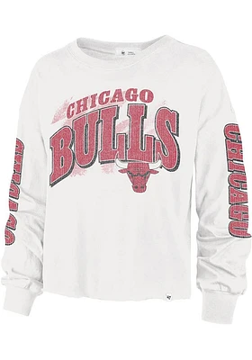 47 Chicago Bulls Womens White Parkway LS Tee