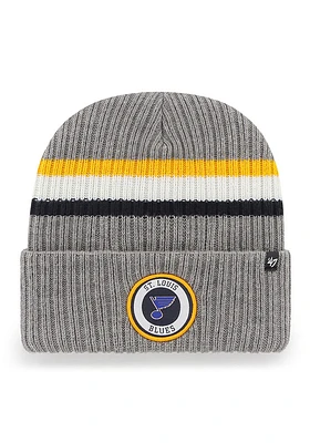 47 St Louis Blues Grey Highline Mens Knit Hat