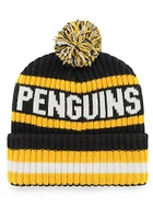 47 Pittsburgh Penguins Black Bering Mens Knit Hat