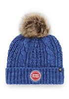 47 Detroit Pistons Blue Meeko Womens Knit Hat