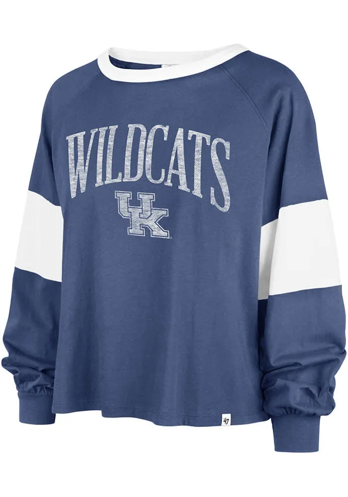 47 Kentucky Wildcats Womens Blue Upside Rhea LS Tee