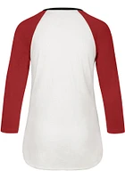47 Chicago Blackhawks Womens White Raglan LS Tee