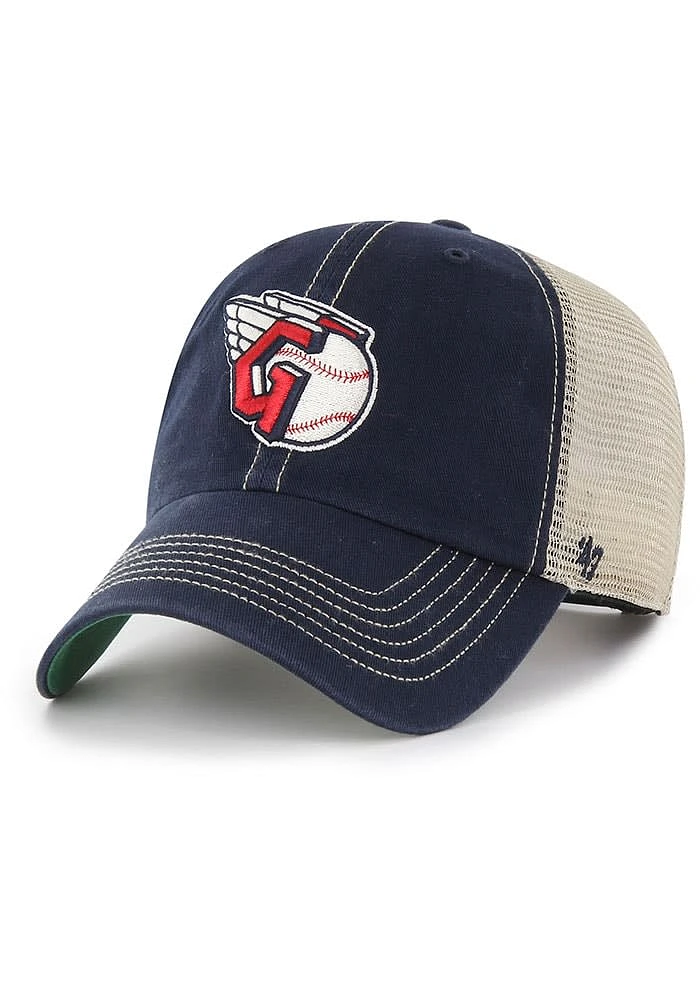 47 Cleveland Guardians Trawler Clean Up Adjustable Hat - Navy Blue