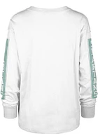 47 Michigan State Spartans Womens White Statement Soa LS Tee