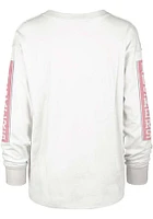 47 Nebraska Cornhuskers Womens White Statement Soa LS Tee