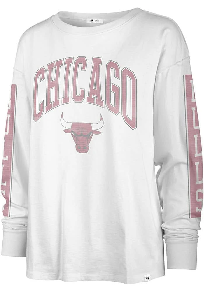 47 Chicago Bulls Womens White Statement LS Tee
