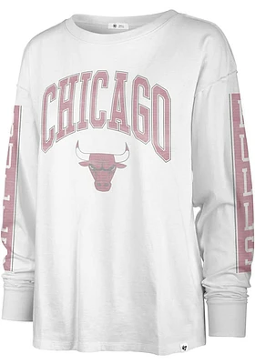47 Chicago Bulls Womens White Statement LS Tee