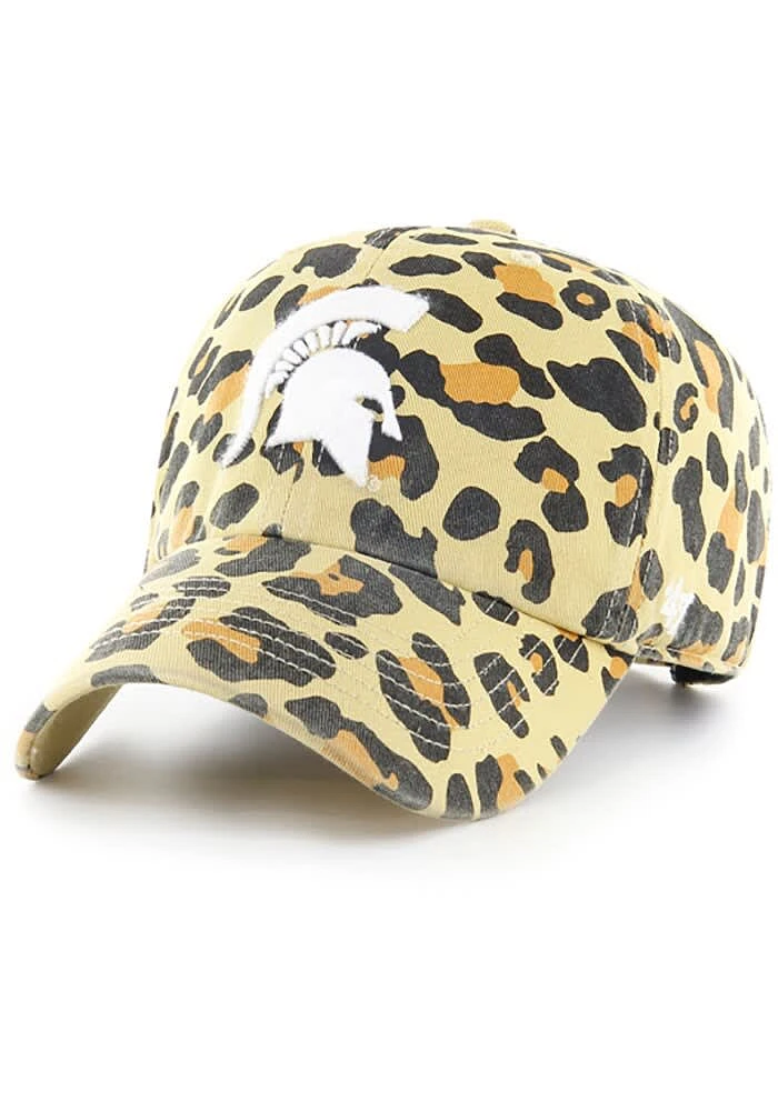 47 Michigan State Spartans Gold Bagheera Clean Up Womens Adjustable Hat