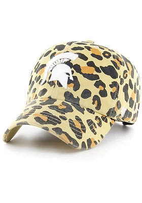 47 Michigan State Spartans Gold Bagheera Clean Up Womens Adjustable Hat