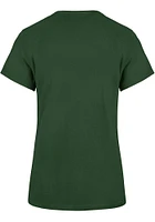 47 Michigan State Spartans Womens Green Fineline Short Sleeve T-Shirt