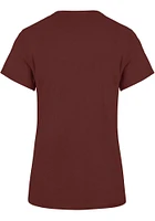 47 Arkansas Razorbacks Womens Red Fineline Short Sleeve T-Shirt