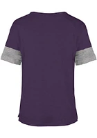 47 K-State Wildcats Womens Purple Game Play Short Sleeve T-Shirt