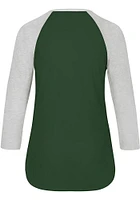 47 Michigan State Spartans Womens Green University Fade LS Tee