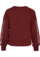 47 Indiana Hoosiers Womens Red Skyler LS Tee