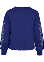47 Kansas Jayhawks Womens Blue Skyler LS Tee