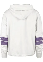 47 K-State Wildcats Womens Ivory Harper Hooded Sweatshirt