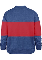 47 Kansas Jayhawks Womens Blue Kinsey Crew Sweatshirt