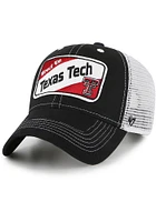 47 Texas Tech Red Raiders Black Woodlawn MVP Youth Adjustable Hat