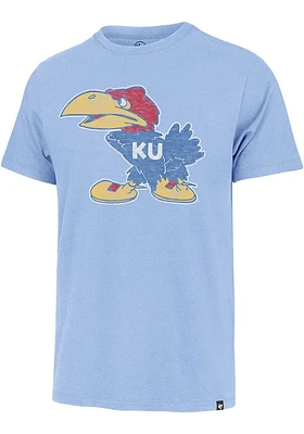 47 Kansas Jayhawks Light Blue Premier Franklin Short Sleeve Fashion T Shirt
