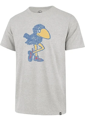 47 Kansas Jayhawks Grey Premier Franklin Short Sleeve Fashion T Shirt