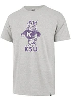 47 K-State Wildcats Grey Premier Franklin Short Sleeve Fashion T Shirt