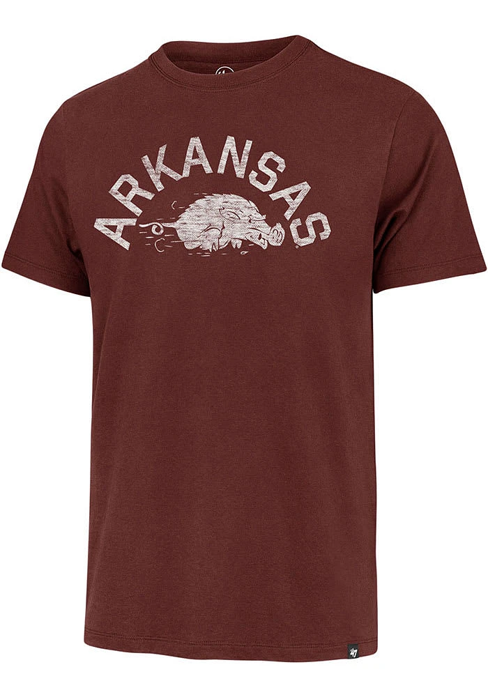 47 Arkansas Razorbacks Crimson Premier Franklin Short Sleeve Fashion T Shirt