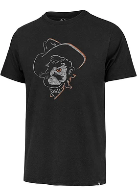 47 Oklahoma State Cowboys Black Premier Franklin Graphic Short Sleeve Fashion T Shirt