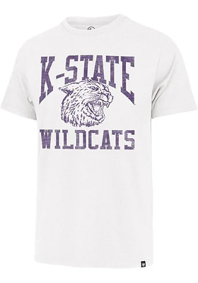 47 K-State Wildcats White Big Ups Franklin Short Sleeve Fashion T Shirt